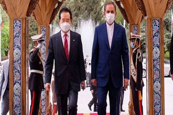 أبرز أجندة لقاء جهانغيري مع رئيس وزراء كوريا الجنوبية