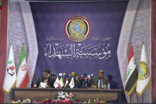توقيع اتفاقية للتعاون بين مؤسستي الشهداء الايرانية والعراقية