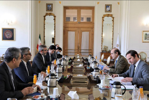 Iran top nuclear negotiator, EU's Mora hold talks in Tehran