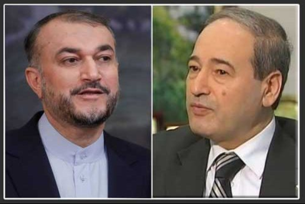 عبداللهيان يؤكد لـ "المقداد" عمق العلاقات الايرانية السورية