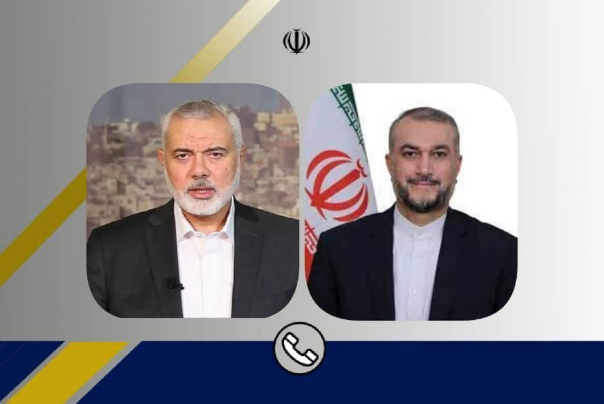 عبداللهيان لـ هنية: المقاومة ارغمت العدو الصهيوني على وقف إطلاق النار في غضون يومين