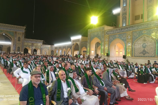 العتبة العلوية تطلق فعاليات مهرجان ولادة النبي محمد للعام ٢٠٢٢