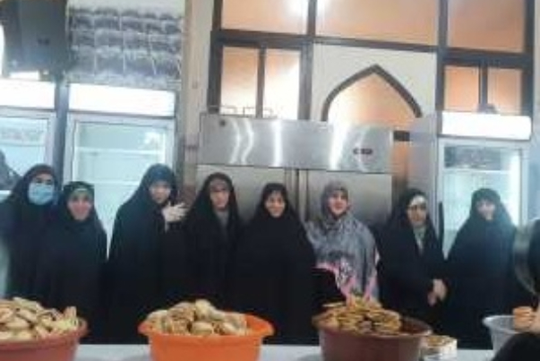 زوجات الدبلوماسيين الايرانيين يشاركن في تحضير مائدة الإمام زين العابدين (ع)