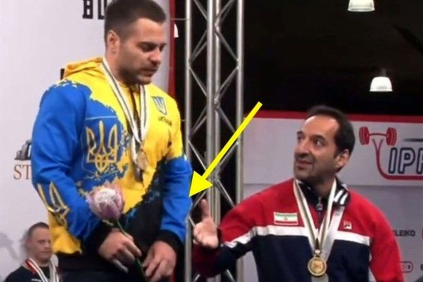 Результатом оскорбления иранского спортсмена стало порицание чемпиону Украины по жиму лежа