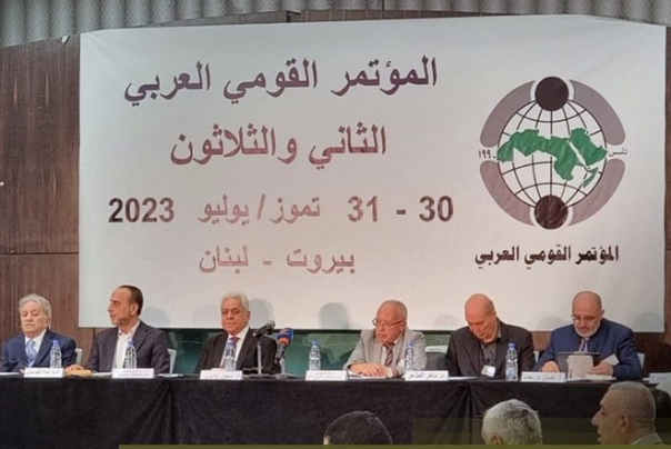 הכותרת שלו היא "ג'נין"..ביירות מארחת את הוועידה הלאומית הערבית ה-32
