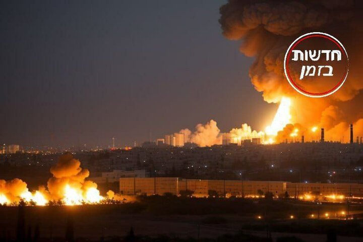 Huge explosion heard in northern region of Tel Aviv