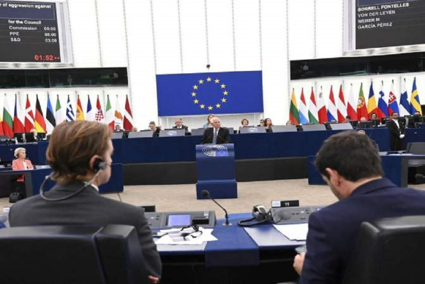 Fragments of the Ukraine war in the European Parliament