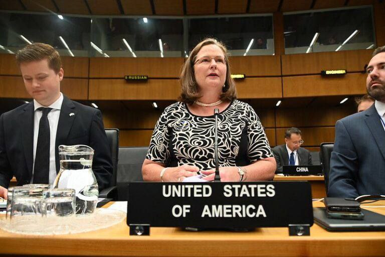 The US also made a statement in the meeting of the Board of Governors