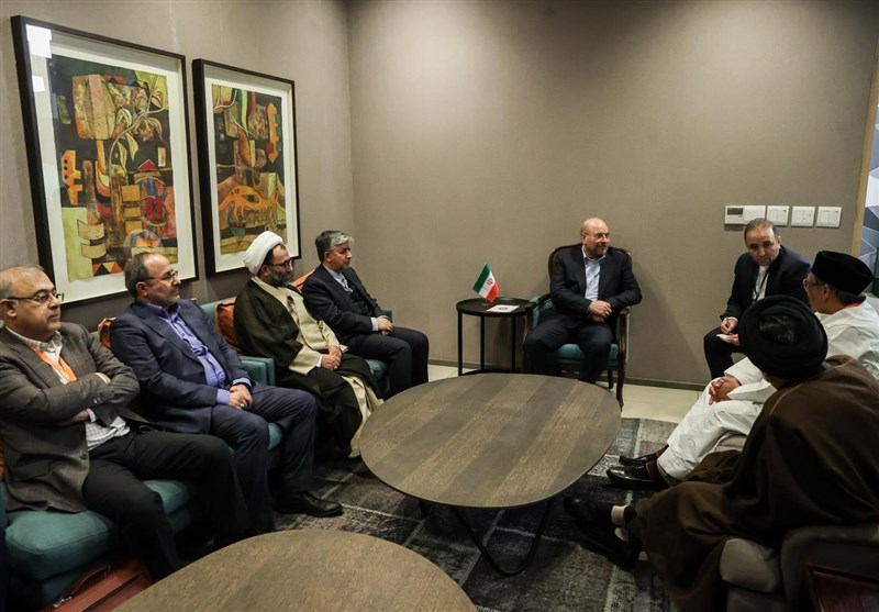 Iran's parliament speaker is in South Africa for BRICS forum