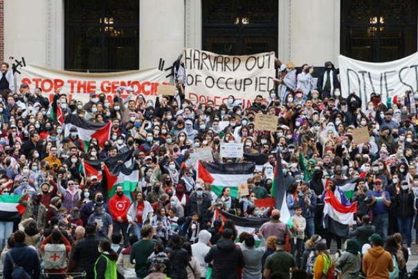 الولايات المتحدة تقمع جامعاتها المتضامنة مع فلسطين!