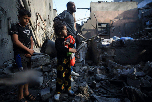 The US and Europeans are considering the deployment of international forces in Gaza; France called the Zionist violence a "policy of terror"