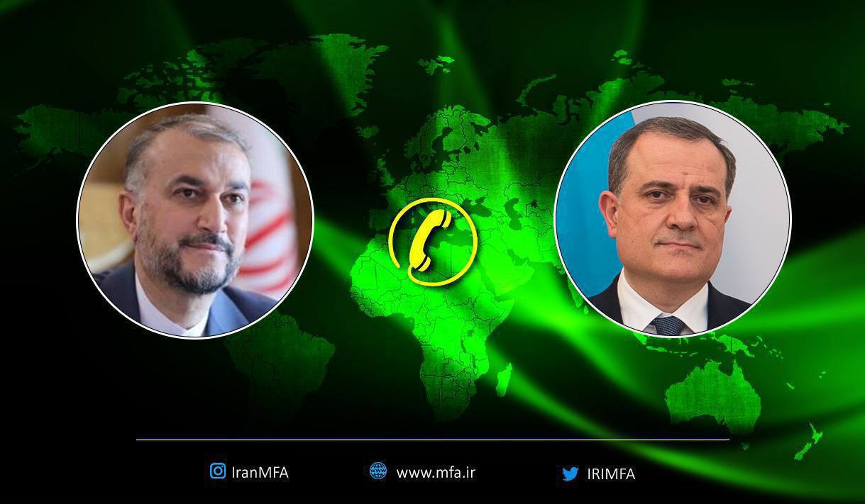 Iranian FM's phone conversation with his Azerbaijani counterpart
