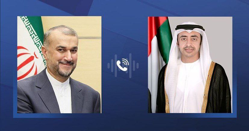 Amir-Abdollahian's phone conversation with his Emirati counterpart