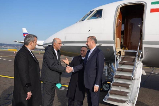 Amir-Abdolahian arrives in Swiss city of Davos