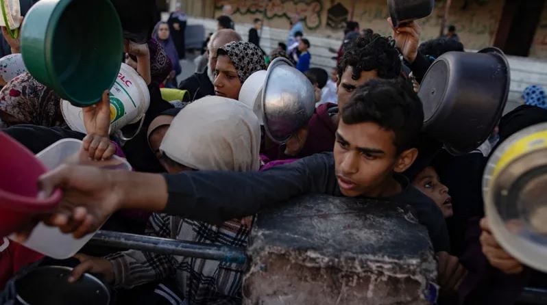 Israel Gaza war: EU says starvation being used as a weapon