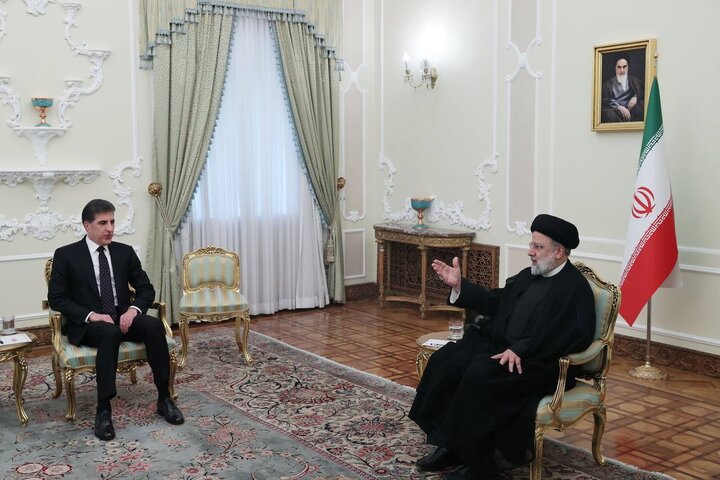 Iranian president, head of Iraqi Kurdistan region hold talks