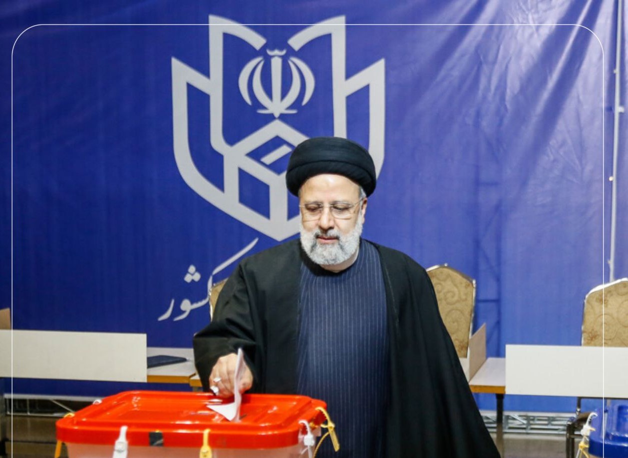 President casts his vote