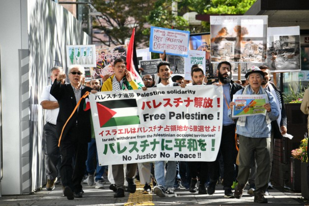 日本人民要求停止加沙种族灭绝