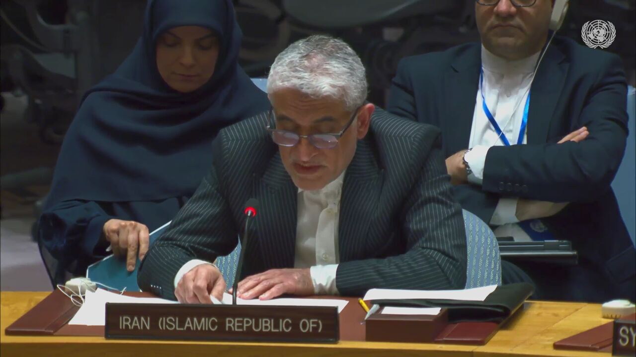 Iran envoy’s letter to UNSC refutes ‘baseless’ US accusation