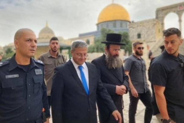 ההסתערות על חצרות אל-אקצא על ידי בן גביר וגולדקנופף היא הרחבה של התוקפנות