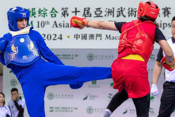 Bagherzadeh wins gold medal in Asian Wushu C'ship