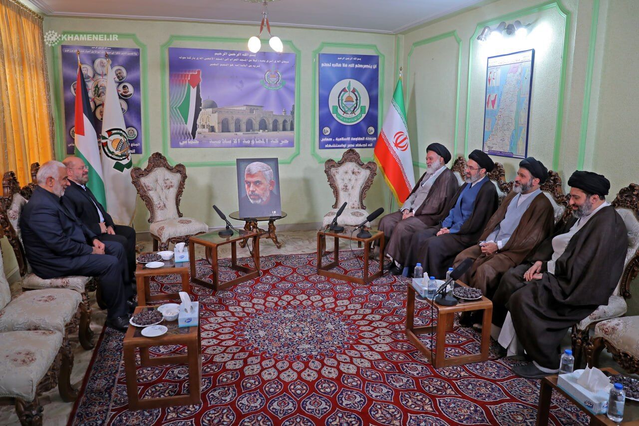 Supreme Leader’s sons go to Hamas office in Tehran