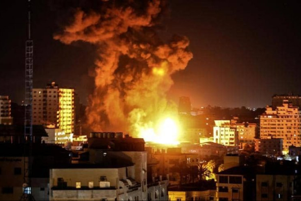 加沙居民楼爆炸事件造成 9 人死亡