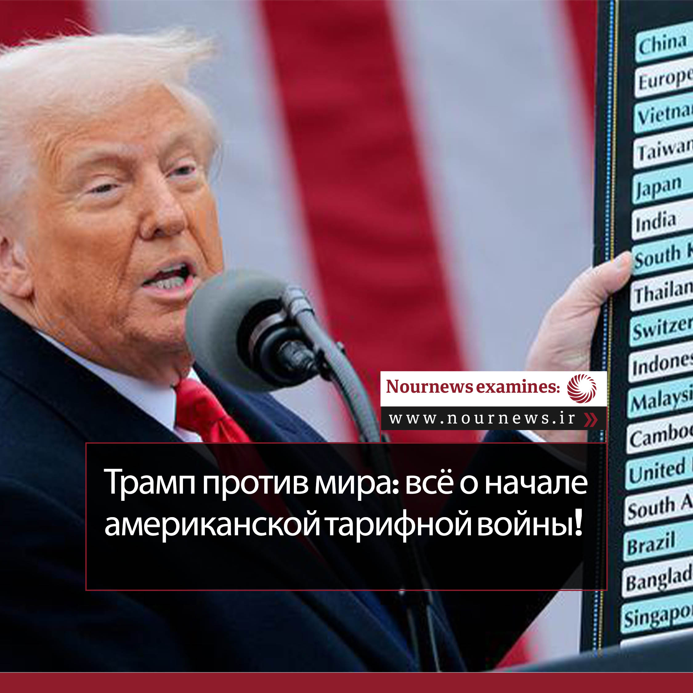 Трамп против мира; Началась тарифная война Америки с торговыми партнерами
