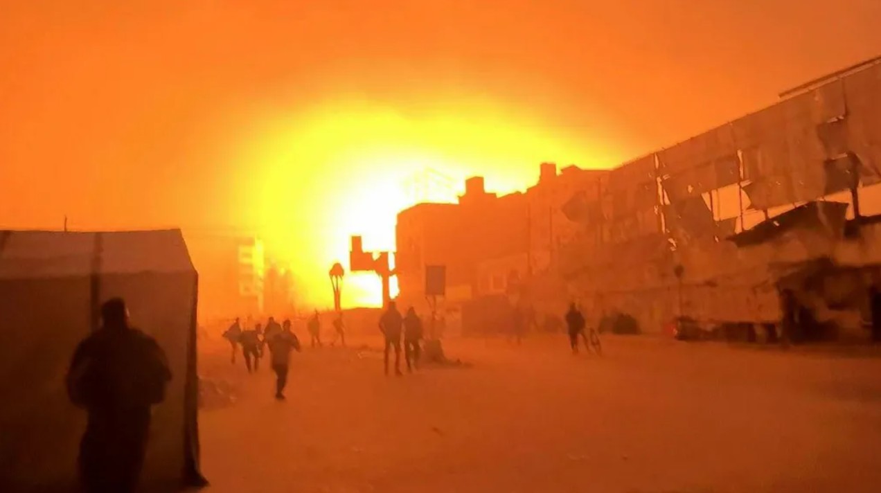 Gaza hospital hit by Israeli strike, Hamas says