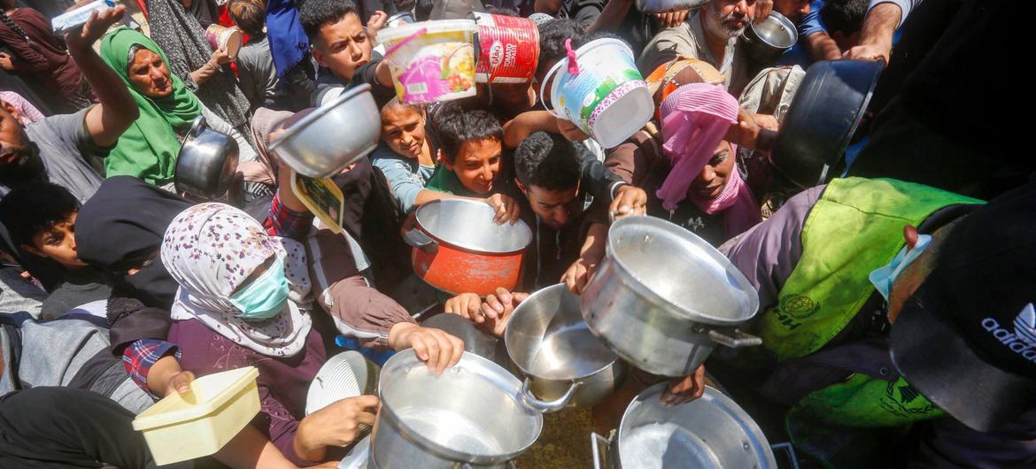 Almost everyone depends on aid in Gaza