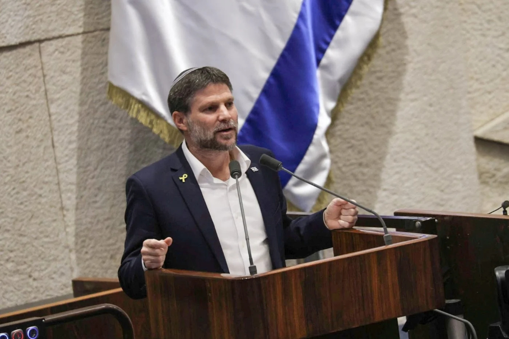 סמוטריץ' מכריז על פרויקט התנחלות חדש: "נקבור את רעיון המדינה הפלסטינית".