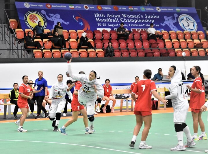 Iran beat Kyrgyzstan at Asian Women’s Junior Handball C'ship