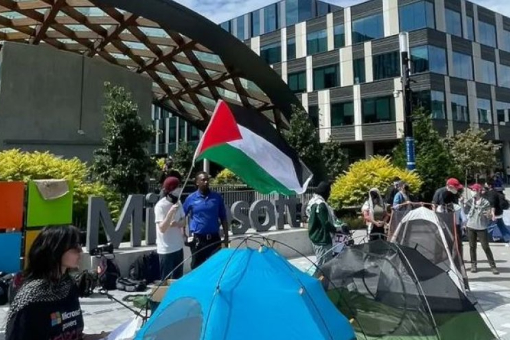 פשיטה על משרדי מיקרוסופט עקב שיתוף פעולה עם צבא ישראל