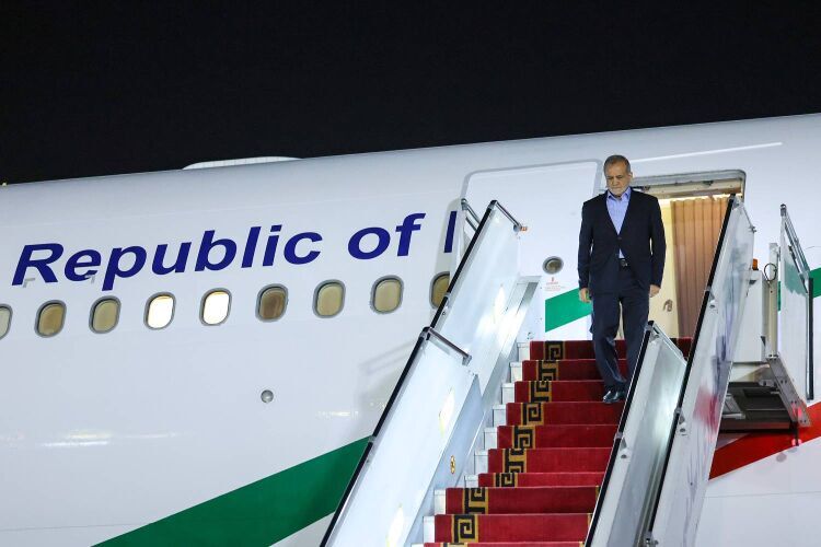 Pezeshkian arrives in China for Shanghai Cooperation Organization summit