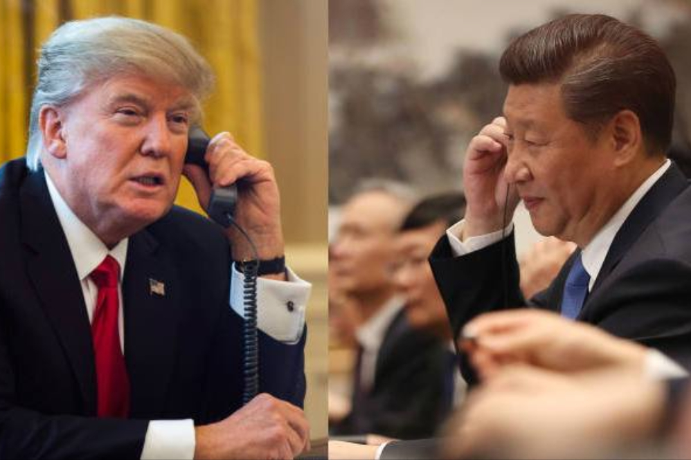 特朗普与习近平通话讨论华盛顿与北京之间的贸易紧张局势