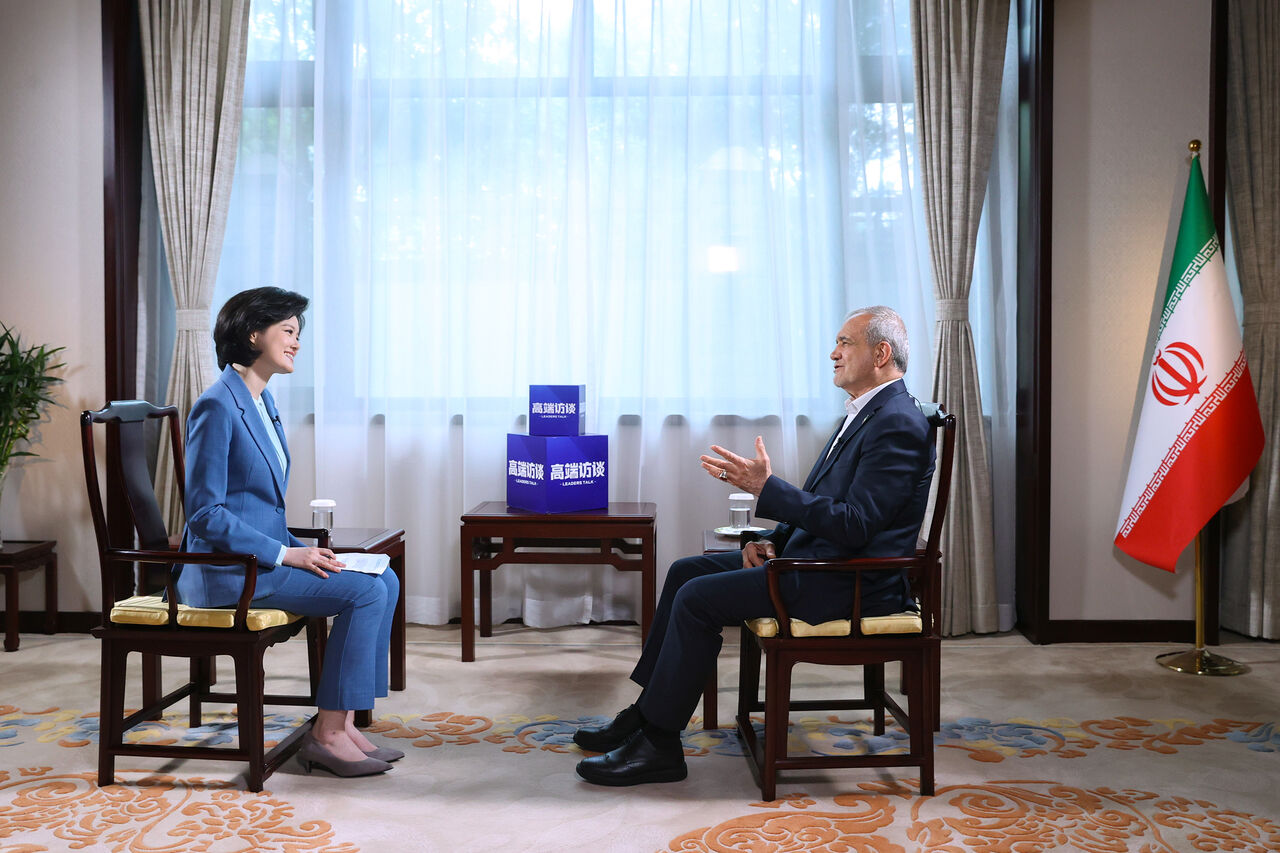 Iran expects China to implement global governance initiative in practice: Pezeshkian