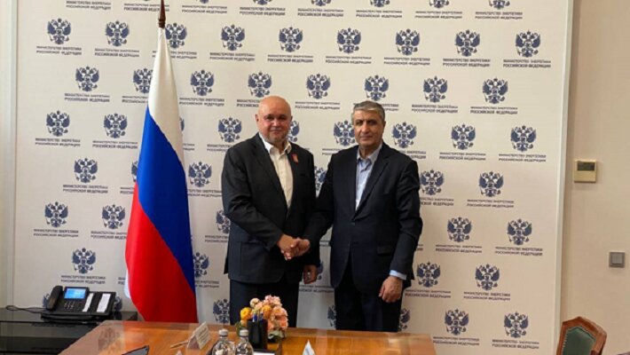 Iran, Russia discuss strengthening nuclear, energy coop.