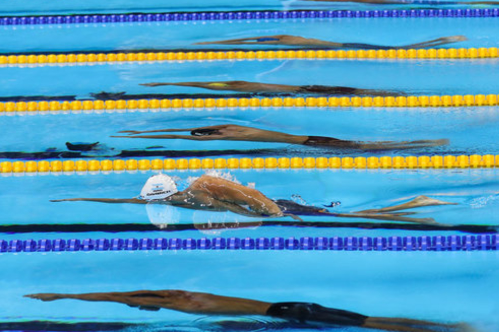 Iranian swimmer breaks national record at Asian C'ship