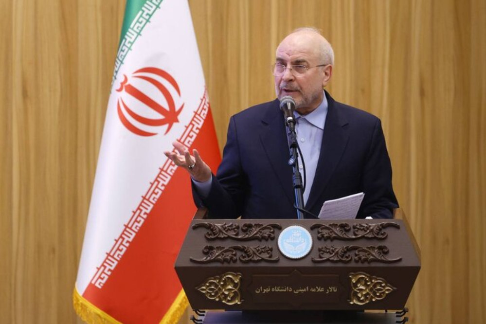 قاليباف: أميركا رفعت شعار السلام بينما كانت قاذفاتها تستعد لقصفنا