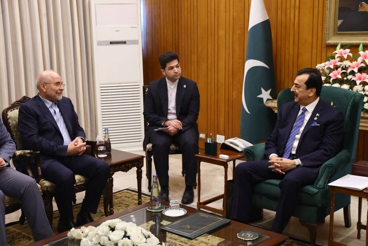 Ghalibaf calls for major increase in trade with Pakistan