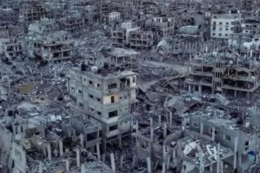 מאות בניינים נהרסו בעזה לאחר הפסקת האש