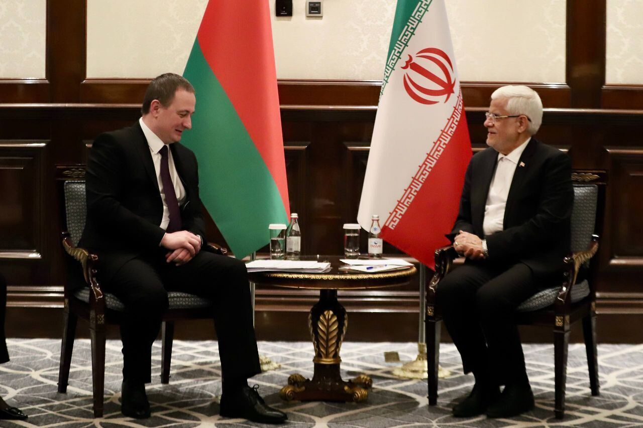 VP Aref: Iran attaches great importance to developing ties with Belarus