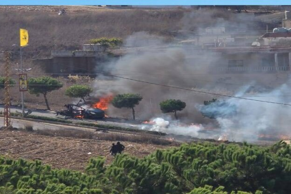 اعتداء صهيوني جديد على لبنان.. شهيد بغارة على بنت جبيل