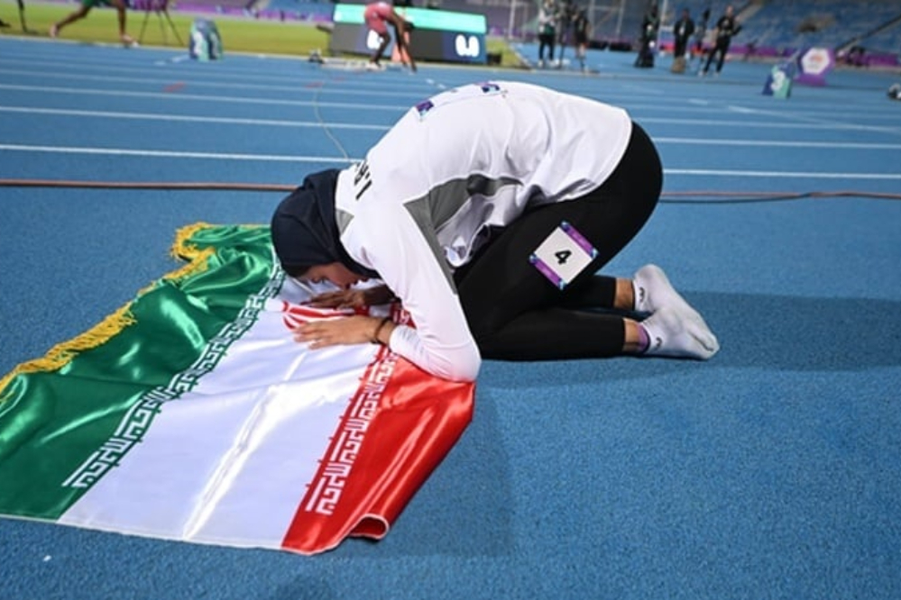 Золотая награда по семиборью Игр исламских стран досталась иранке