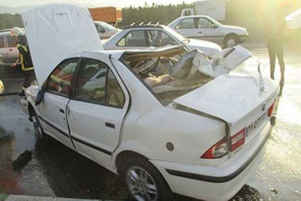 2 کشته و 3 مصدوم در واژگونی مرگبار سمند