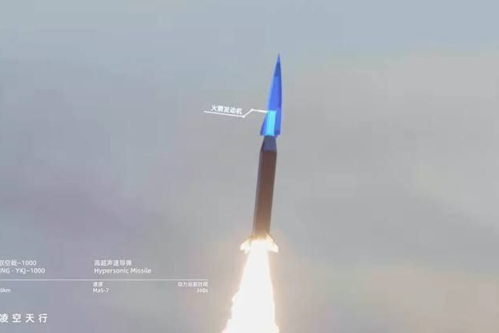 آغاز تولید انبوه موشک هایپرسونیک YKJ-1000 در چین