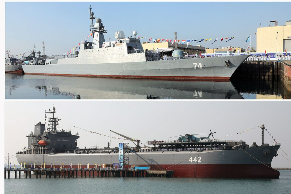 الحاق پایگاه شناوری «کردستان» و ناوشکن «سهند» به نداجا