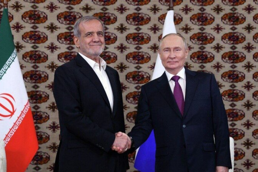 מסעוד פזשכיאן ופוטין ייפגשו בטורקמניסטן