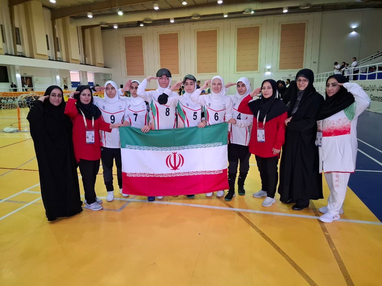 Iranian girls’ goalball team crowned champions at Asian Youth Para Games