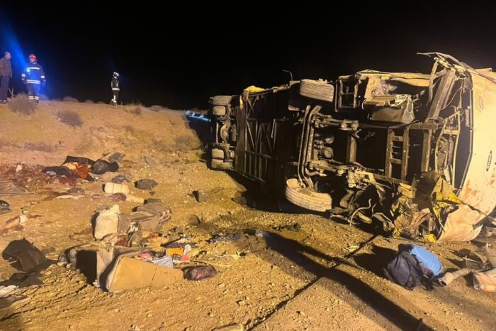 واژگونی+اتوبوس